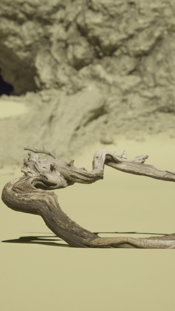 Prominent silhouette reveals intricate weathering patterns in nature