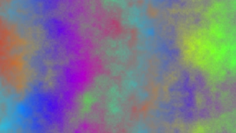 el fondo colorido.