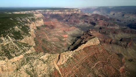 una visión general del paisaje cinematográfico del gran cañón