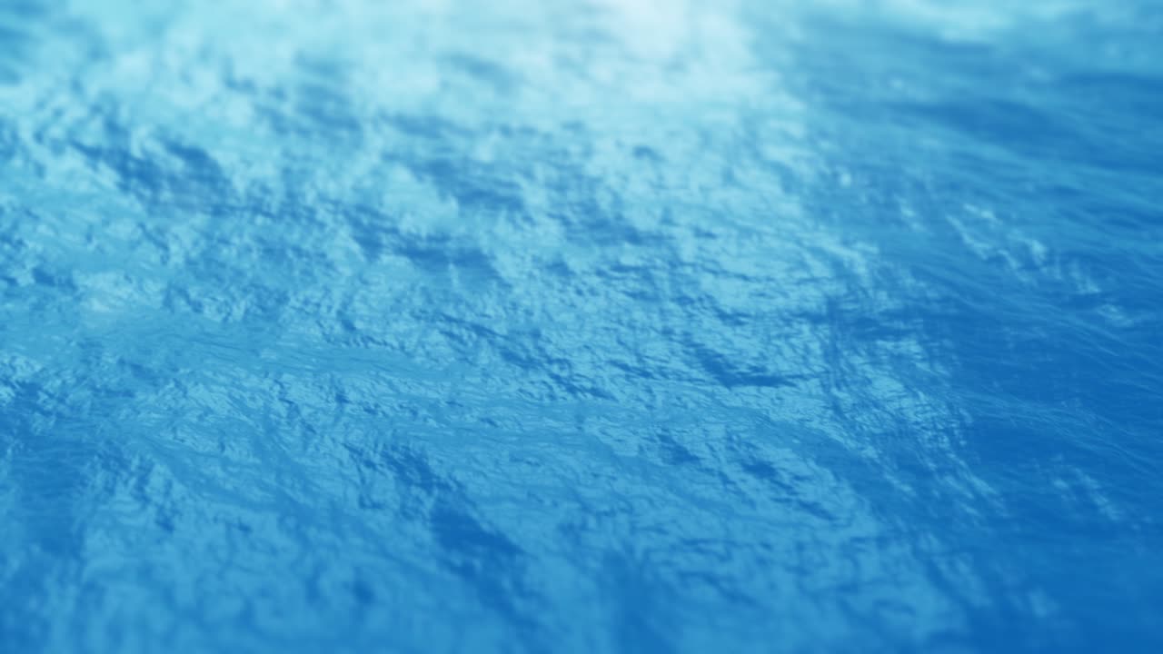 vista superior del océano azul 4k bucle sin costuras