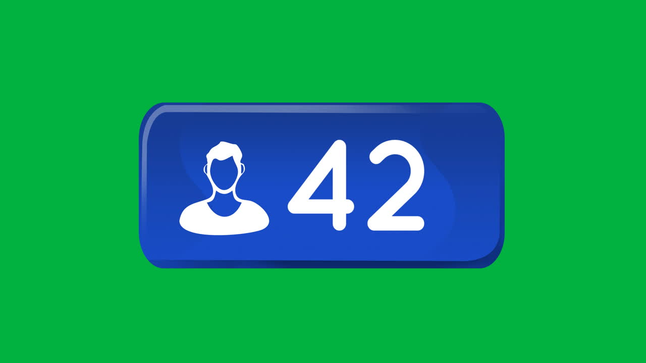 Stigning i antal venneanmodninger på sociale medier 4k