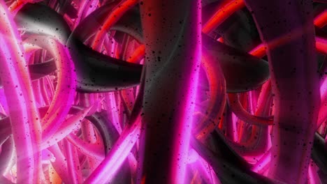 renderizado en 3d en rosa y negro