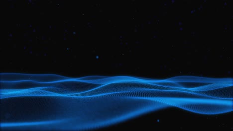 digital motion waving wave flow cyberspace lights texture particles science cyber technology high