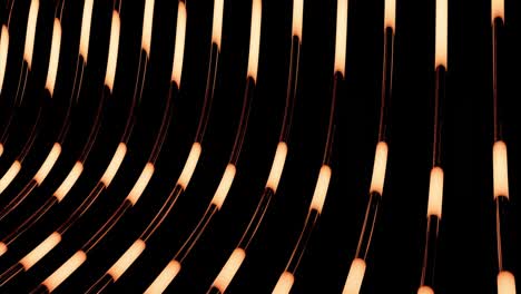 abstract glowing lines in dark background