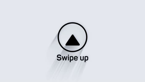 modern arrow, great design for any purposes. alpha channel without background. swipe up animation footage.