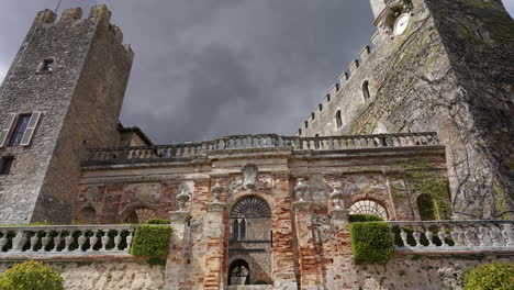 ancient european castle exterior