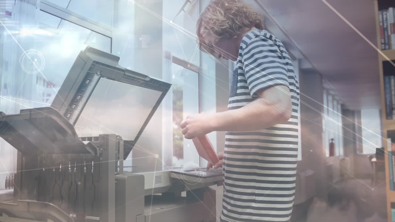 남성 학생에 대한 연결 네트워크의 활성화