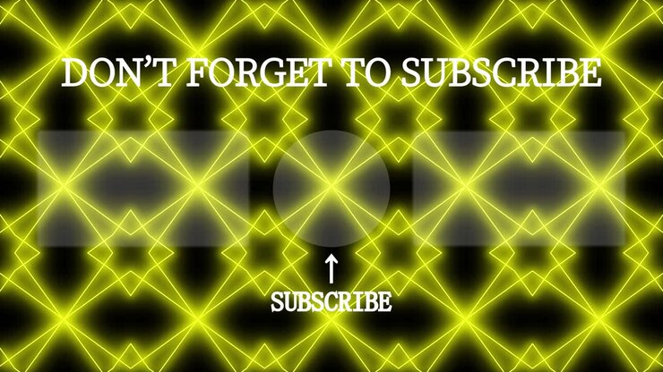 Geometric pattern black background end card motion graphics