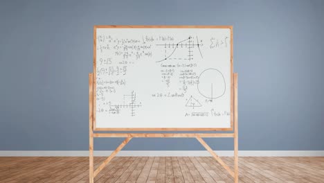 Mathematische-Gleichungen-Und-Zahlen-Auf-Einem-Whiteboard