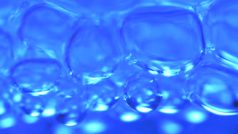 medical technology bubbles small blue orbs in the water