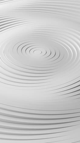 white circular object with black background and white background. vertical looped animation