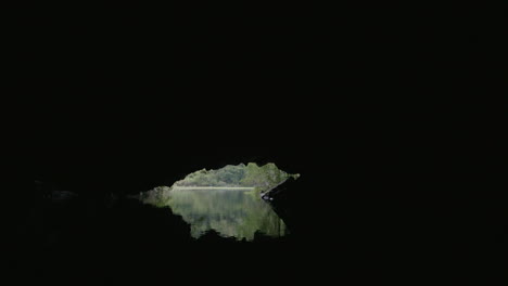 Cave and mountain landscape in Trang An Vietnam