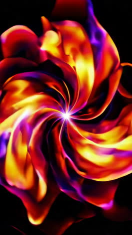 vibrant abstract swirling light vortex