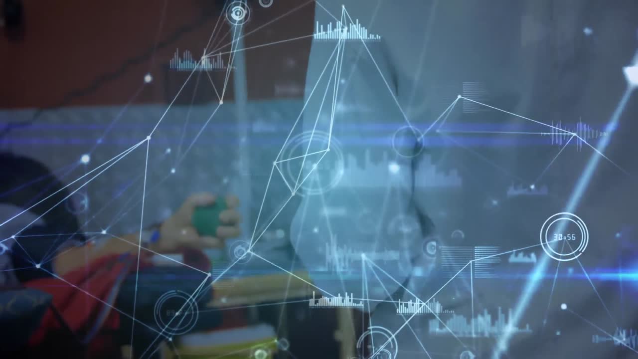 의사와 혈액 기증자에 대한 연결 네트워크와 데이터 처리의 활성화