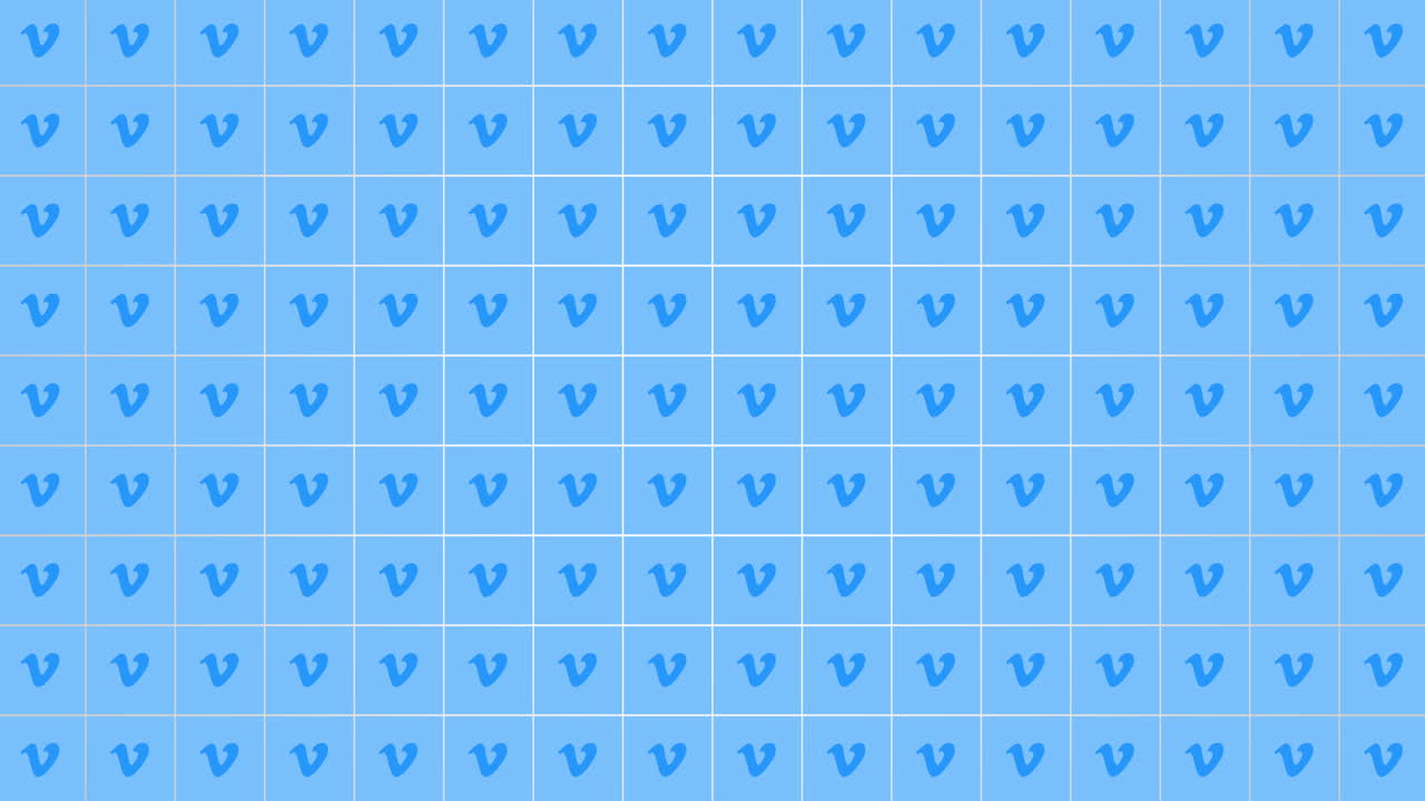 네트워크 배경에 소셜 vimeo 아이콘 패턴