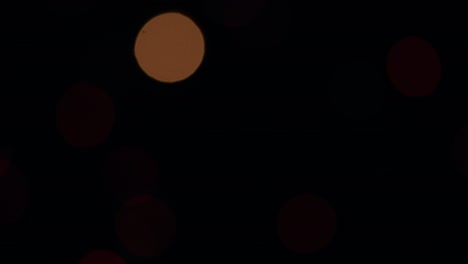 efecto bokeh de las bombillas. guirnalda navideña. parpadeo y refocuso. estática