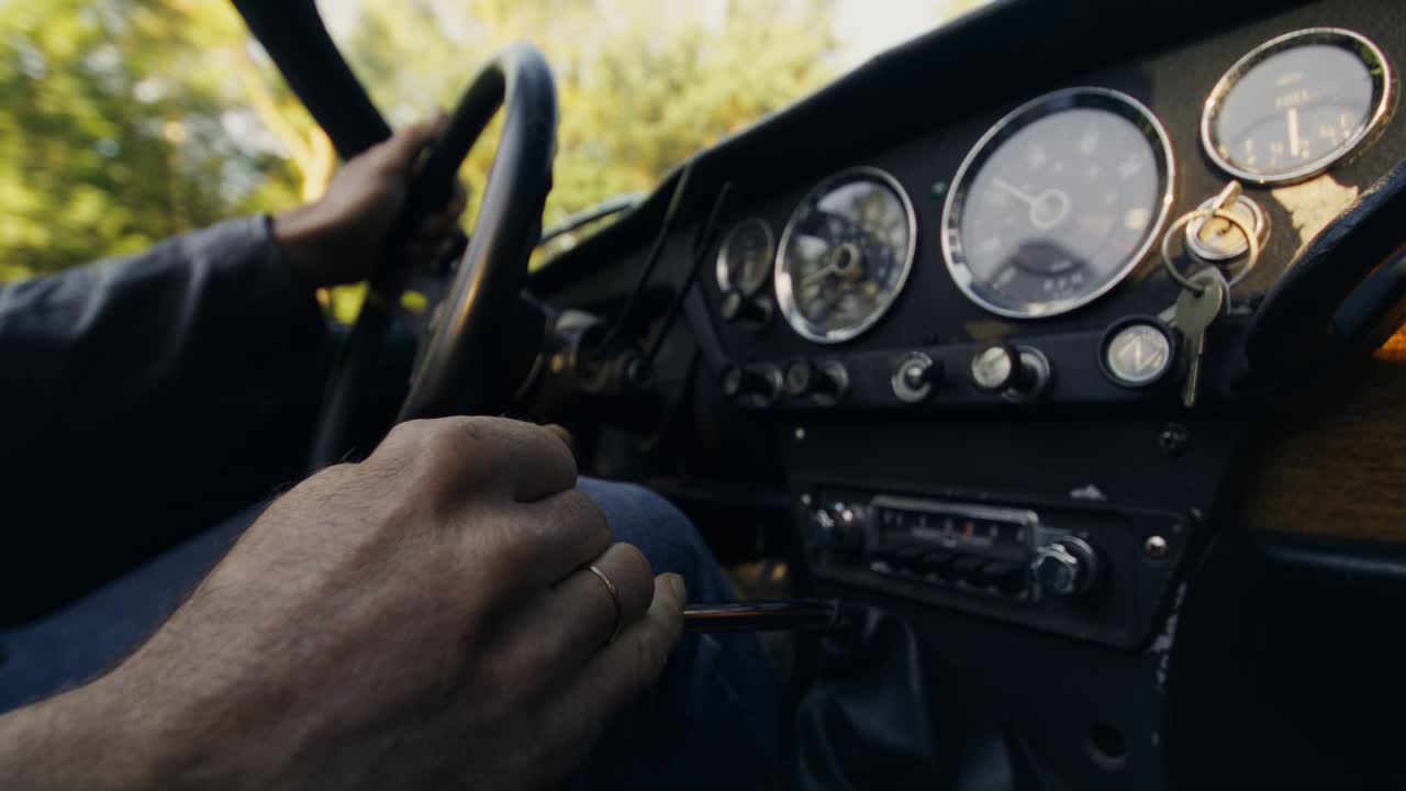 interior de automóviles clásicos