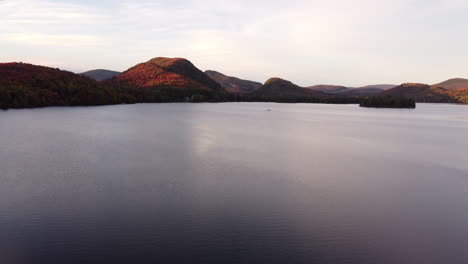 Drone-Aerial-view-of-lac-superieur-quebec