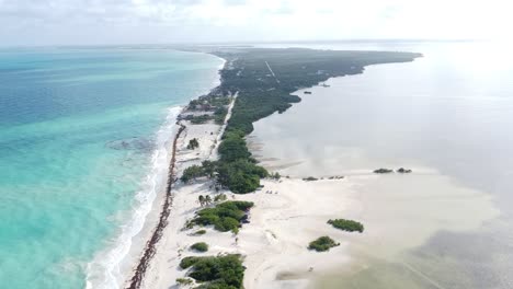 Luftaufnahmen-Von-Isla-Blanca,-Mexiko