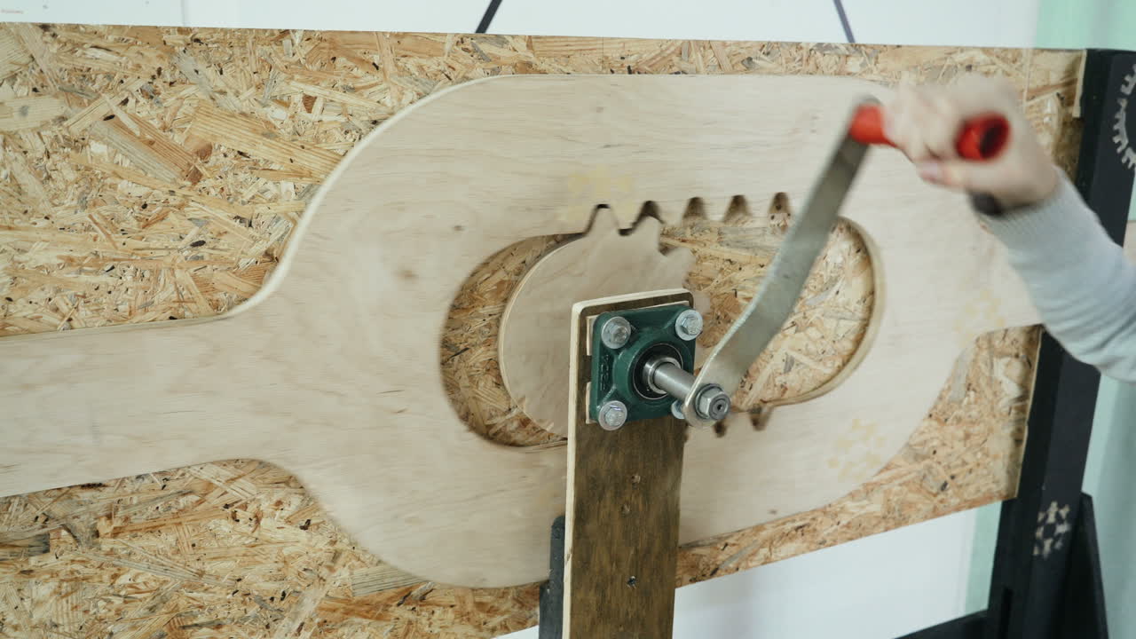 Mechanism of motion. Museum of Science. Christopher Polhem.