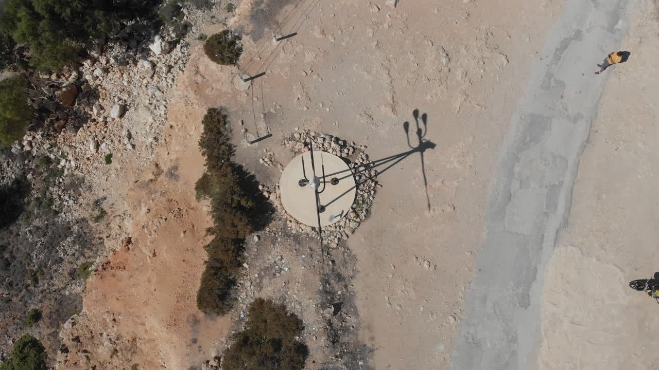 서부 몰타, mgarr 지역, fomm ir-rih bay의 공중 드론 비디오