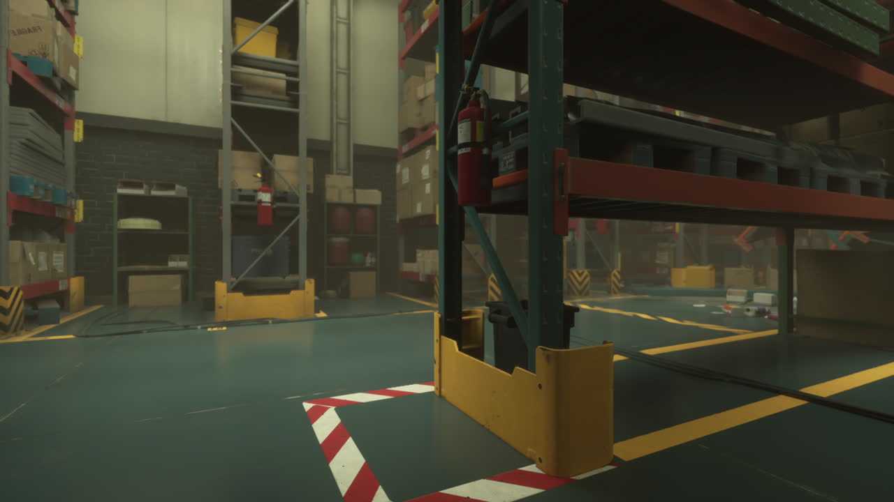 Warehouse Interior Scene