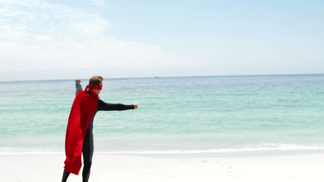 슈퍼히어로인 척하는 남자