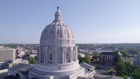 Fly over the Missouri State Capitol's stunning marble and stone with breathtaking aerial footage.