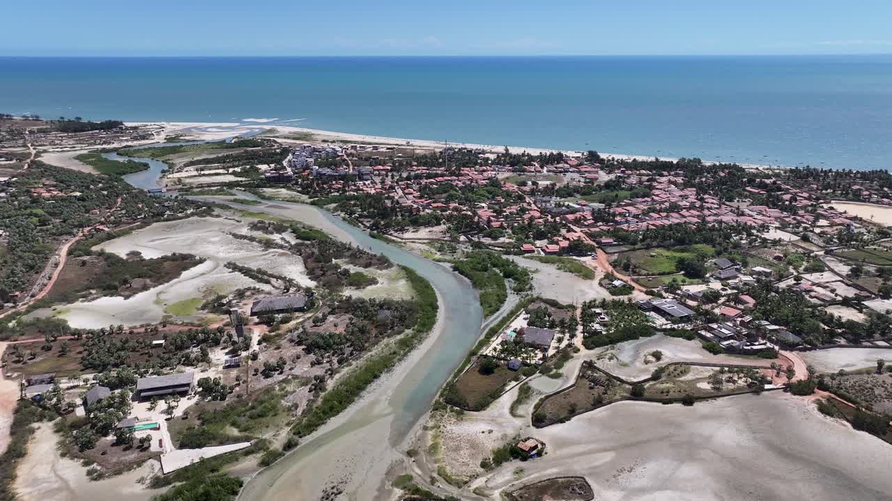 Barrinha Beach At Cajueiro Da Praia In Piaui Brazil. Beach Landscape. Nature Seascape. Vacations Destination. Barrinha Beach At Cajueiro Da Praia In Piaui Brazil. Summer Travel