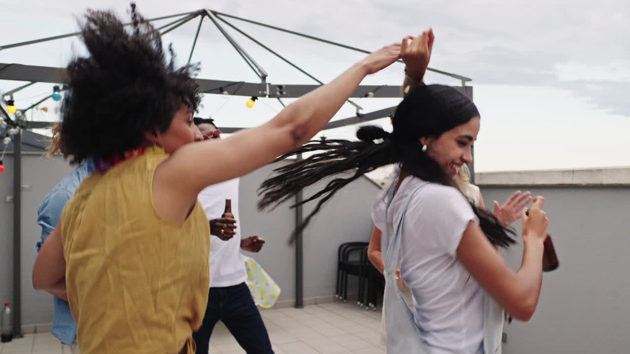 Rooftop Party with Friends