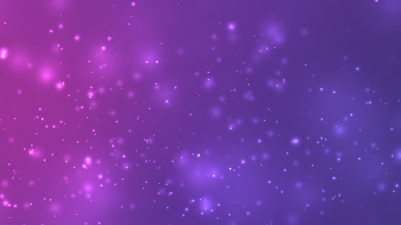 bucle de animación de partículas de colores de galaxia para el fondo de presentación abstracta