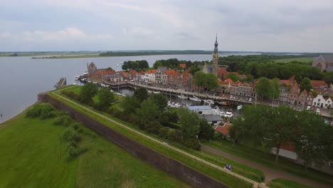 la histórica ciudad de veere en los países bajos