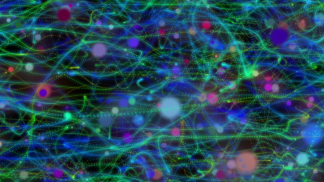 Free stock video - Abstract particles 14