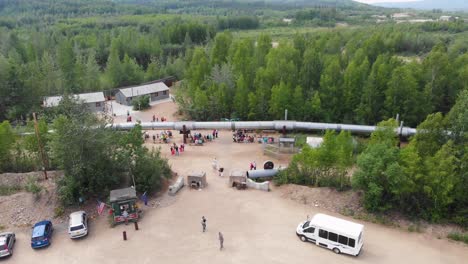 Video-De-Drones-De-4k-Del-Oleoducto-Trans-Alaska-En-Fairbanks,-Ak-Durante-Un-Día-Soleado-De-Verano-9