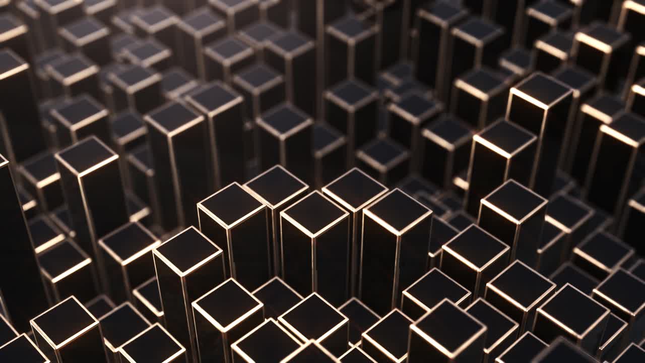 de fondo de cuadrados negros y dorados