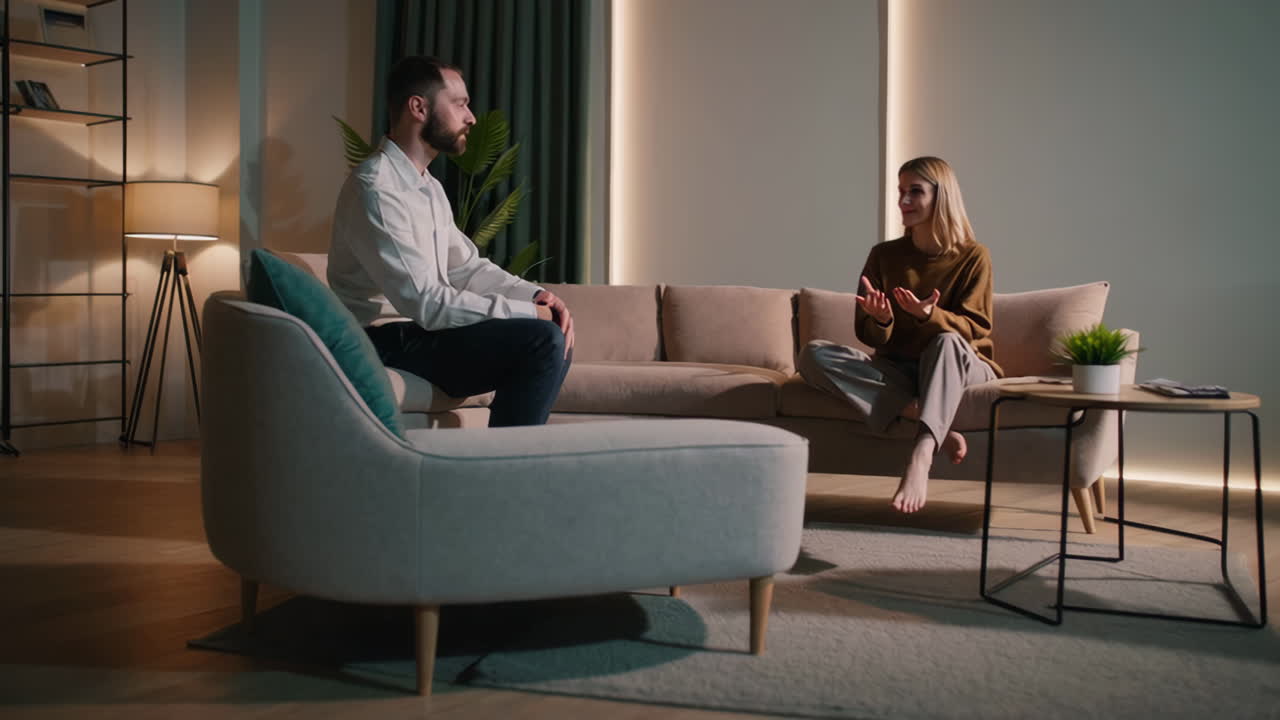 Couple in a Counseling Session