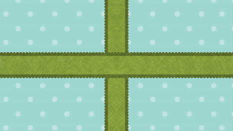 gift wrap pattern with ribbon