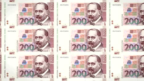 banknotes of five hundred czech korunas of czech republic, cash money, loop