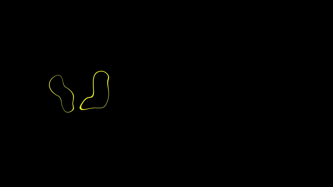 gráficos de movimiento de animación de bucle de propagación de círculo distorsionado