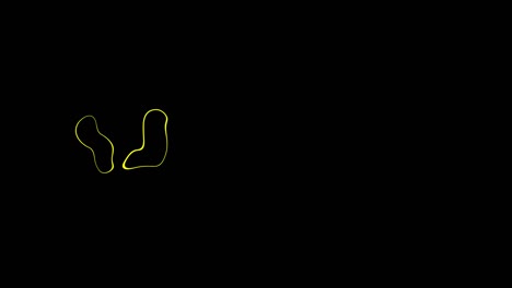 gráficos de movimiento de animación de bucle de propagación de círculo distorsionado