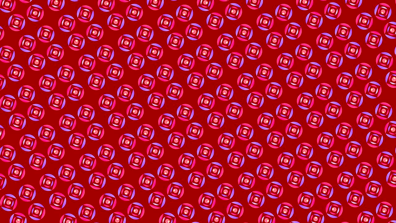 왼쪽으로 회전할 때 색을 바꾸는 그래픽 패턴