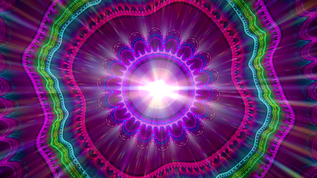 mosaico de rayos abstractos 4k