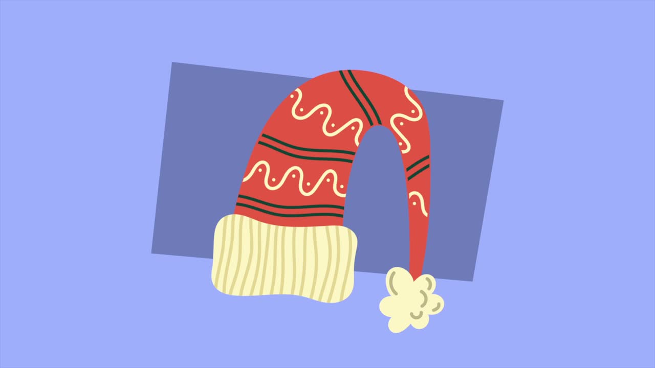 크리스마스 모자 일러스트레이션