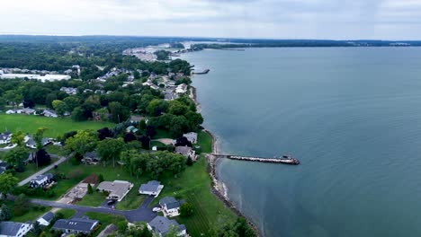 lakeside ohio shore line and lake erie