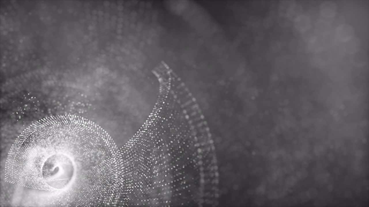 oscuras partículas misteriosas que fluyen en el abismo del metaverso