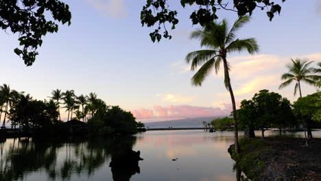 mauna lani fish ponds reflections, hawaii mauna lani
