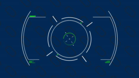 Animation of scope scanning over tags