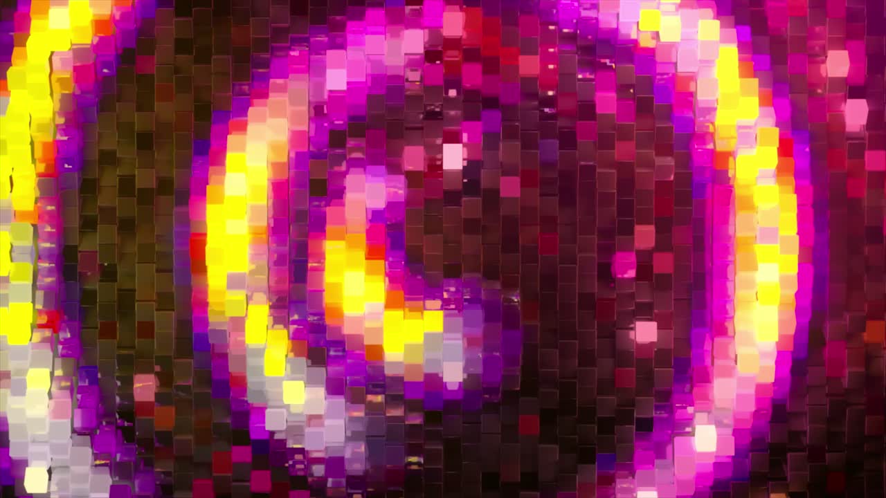 espiral de píxeles abstractos