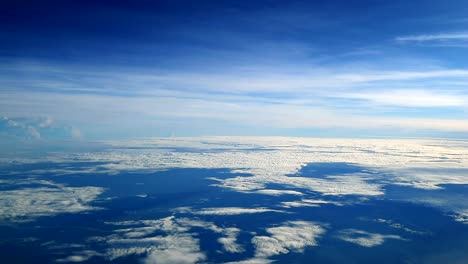 peaceful morning blue sky