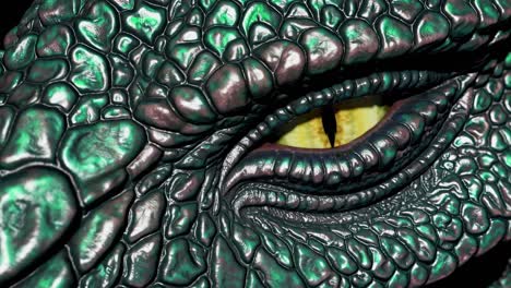 Close-up of a Dragon's Eye